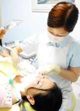 デンタルクリーニング風景